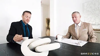 Tireless Ryan Conner at office trailer