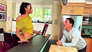 Tall Brunette Teen Gets Dominated Fantasies