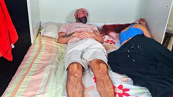 Stepdad Night Surprise Visit - Young Latina Teen Blowjob & Cumshot Amateur Doggy Style 4K