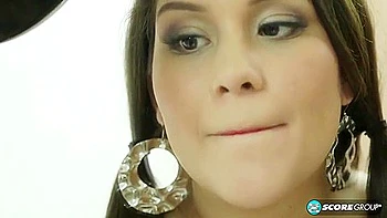 Chloe Rose - Busty Latina Masturbates In Public Bathroom