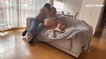 Scarlettandc Lesbian Pussy Eating - Tongue Licks Tight Pink Pussy Until Juicy Orgasm