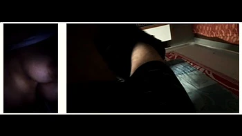 Индийская девка ласкает свои большие сиськи