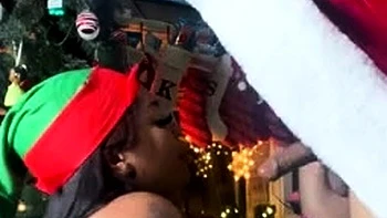 BBW Ebony Babe Takes Hardcore Ass and Blowjob