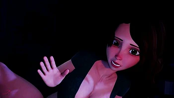 Tía Cass follada a cuatro patas y vaquera