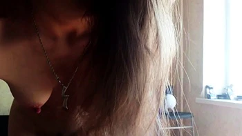 Russian Teen's Solo Dance and Masturbation on Webcam