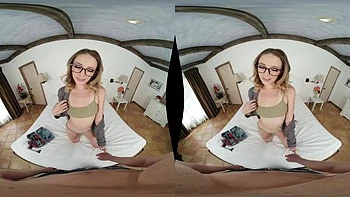 Follar en VR con blowjob, cowgirl y perrito