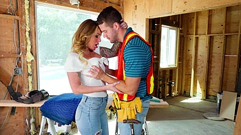 Hot milf Lolly Dames seduces Dan Damage in jeans