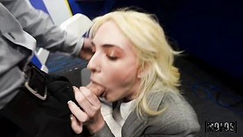 Spicy busty blonde Lola Pearl penetrated right in the office