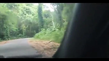 Latina Gets Banged Doggy & BJ in Forest Milk Bath