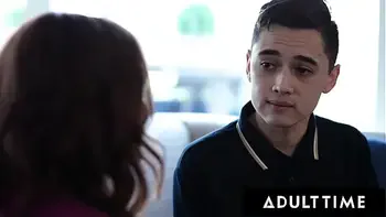 ADULT TIME - Curious Stepson Loses His Anal Virginity To Big Titty Stepmommy Natasha Nice!