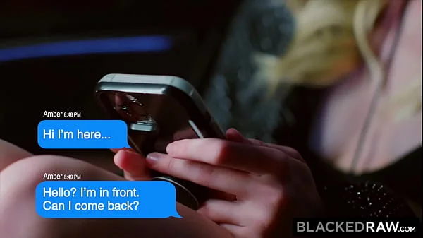 BLACKEDRAW Petite hot Blonde Amber ditches BF for huge BBC