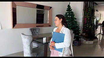 Colombian MILF Agent Fucks Client POV Creampie Squirt