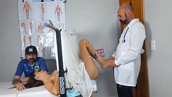Skinny Redhead Wife Cheats with Fake Doctor - Cuckold Fuck