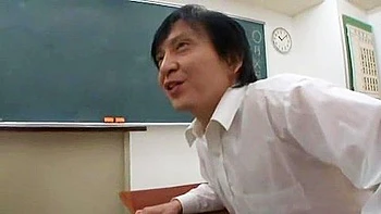 Teacher gives handjob, blowjob, then swallows