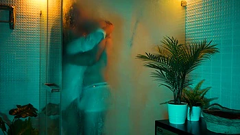 Asian Teen Brunette Fucked in Shower