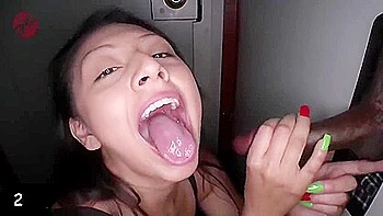 20 pollas en boca y corridas POV teen