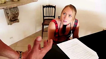 Teen Tia Cyrus: Blowjob, Bondage, Doggy & Cowgirl