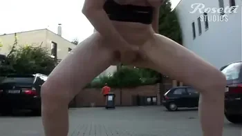 Pervers auf dem Parkplatz