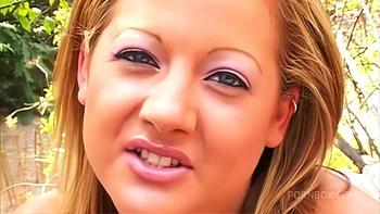 Sophia Sucks Fresh Loads on Her Big Tits