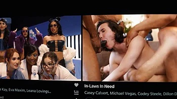 Katie Kush no primeiro anal a três com os sogros