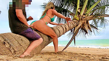 MILF Teases Stranger, Takes Big Cock Anal Publicly