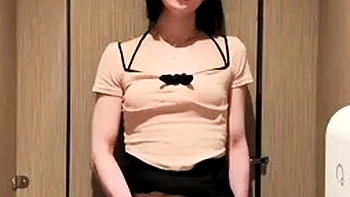 Elia Blaine's Risky Public Flash and Solo Masturbation