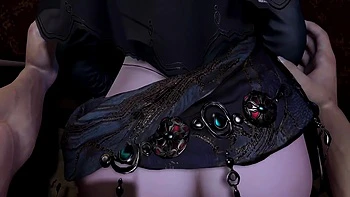 3D идеальная девушка в косплей трахнута жестко