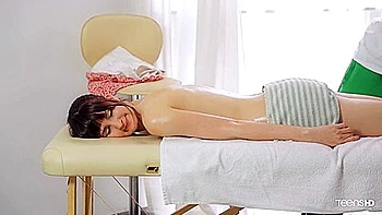 Tiny-Tit Brunette Gets Fucked During Massage