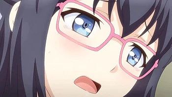 Hentai-Brille: Riesentitten, fetter Arsch und Handjob