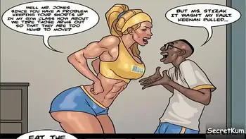 Detention season #3 ep. # 3 - Horny Gym Teacher wanted a Taste of the school Nerd's BBC