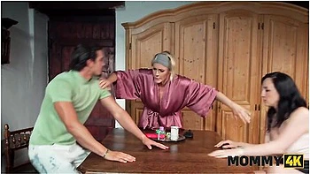 Joe Di Marco and Brittany Bardot: Stepmom Plays with Sausage and Young Cock
