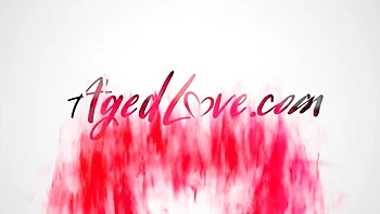 Blonde mature licking and fingering in lingerie