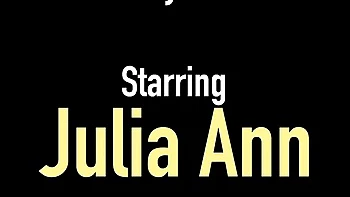 Julia Ann's Big Fake Tits Masturbation