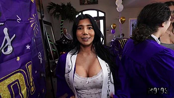 Diabella Eclair's big tits fucked hard in all positions