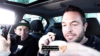 German pussy eating with SubLisa's natural tits