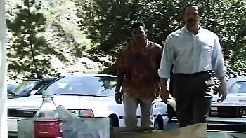 Hotwife and cougar cuckold anal threesome