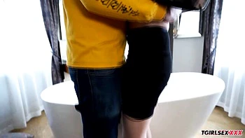 Transgirl Cece fucking hardcore bareback anal