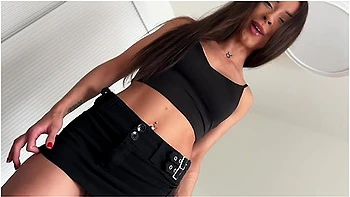 German Goth Girl Sucks And Gets Creampied