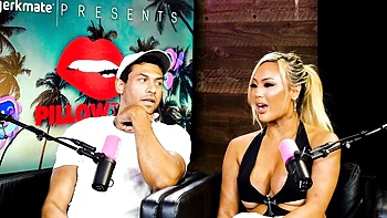 Pillow Talk: Blonde Asian Babe Gets Fucked