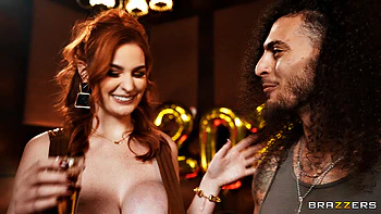 Brunette Asian MILF Big Tits and Ass Blowjob