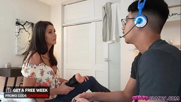 PervedFamily.com - Stepmom found my Anal Masturbator