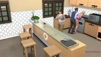 Sims 4, Stepfather seduced and fucked his stepdaughter