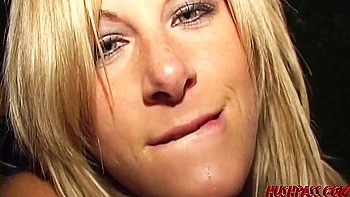 Wet Courtney Eats Pussy on Car Hood Outdoors