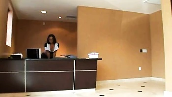 Penny Flame Sucks and Gets Facials in Pantyhose