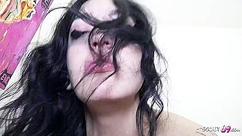 Skinny Goth Brisen Gets Rough Rimjob and Deepthroat