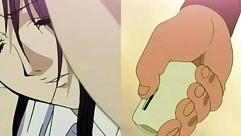 Hentai Babe Masturbates with Big Tits