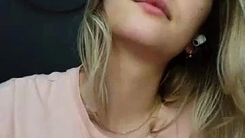 Blonde Amateur Solo Masturbates and Gets Double-Penetrated