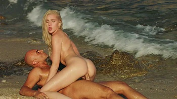 Rich guy fucks hot blondes including stunning Kendra on his yacht