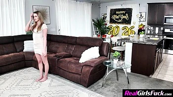 Blonde Petite Chloe Rose Gets Fucked Behind the Scenes