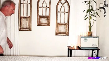 Madison Blaze Gives Edging Blowjob and Handjob